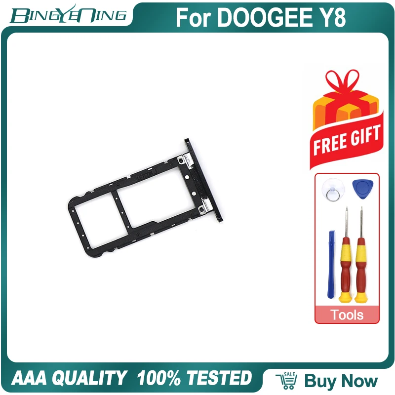 Новинка, держатель для карт TF/SIM, слот для DOOGEE Y8, смартфон, ремонт, запасные аксессуары, запчасти, аксессуары для телефона