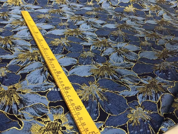 150cm width high end floral print Jacquard Brocade Fabric jacquard dress fabric upholstery bag tent sewing material | Дом и сад