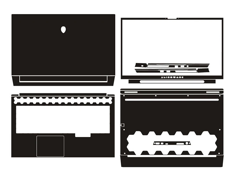 Наклейка для ноутбука наклейка из углеродного волокна защитная крышка нового 2019