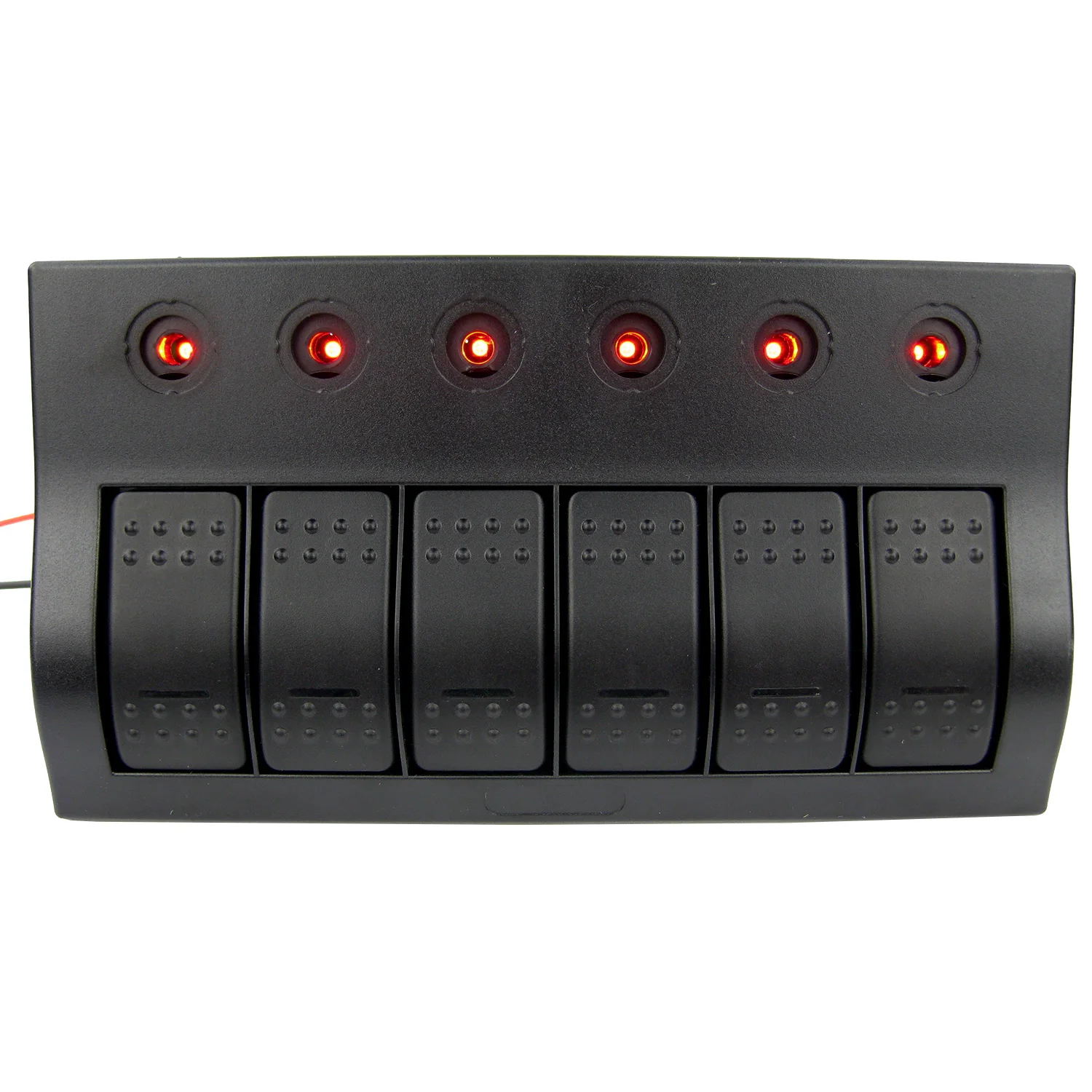 6 банд водонепроницаемый переключатель Лодки Панель морской Светодиодный