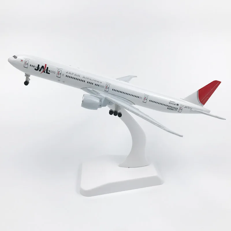 

Zinc Alloy Aircraft Model Of 20cm Alloy Airliner JAL 777 Diecast Aircraft Toys Airplane Airliner Kid Gifts Collectible