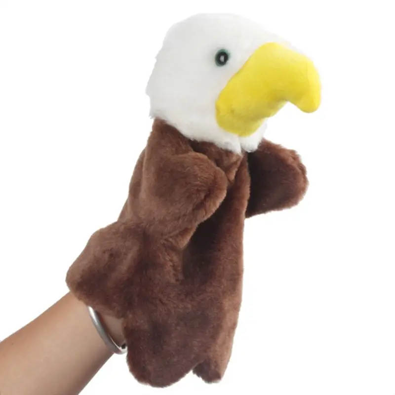 

Hairy animal cartoon Plush hand puppet toy