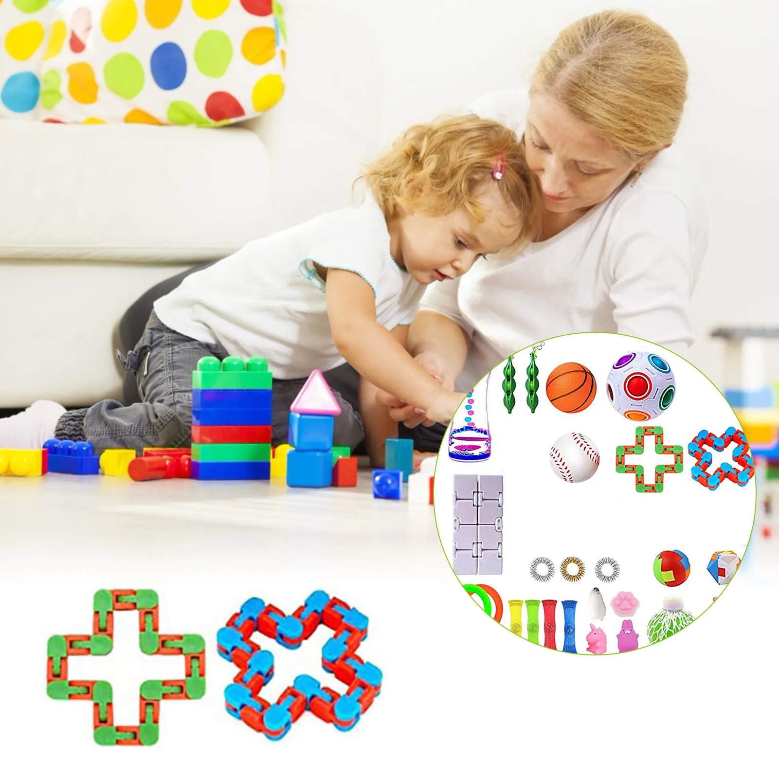 

Sensory Fidget Toy Set Decompression Stress Relief Squeeze Toys For Kids Adult Anxiety Relief Stress Toy Drop Shipping Wholesale