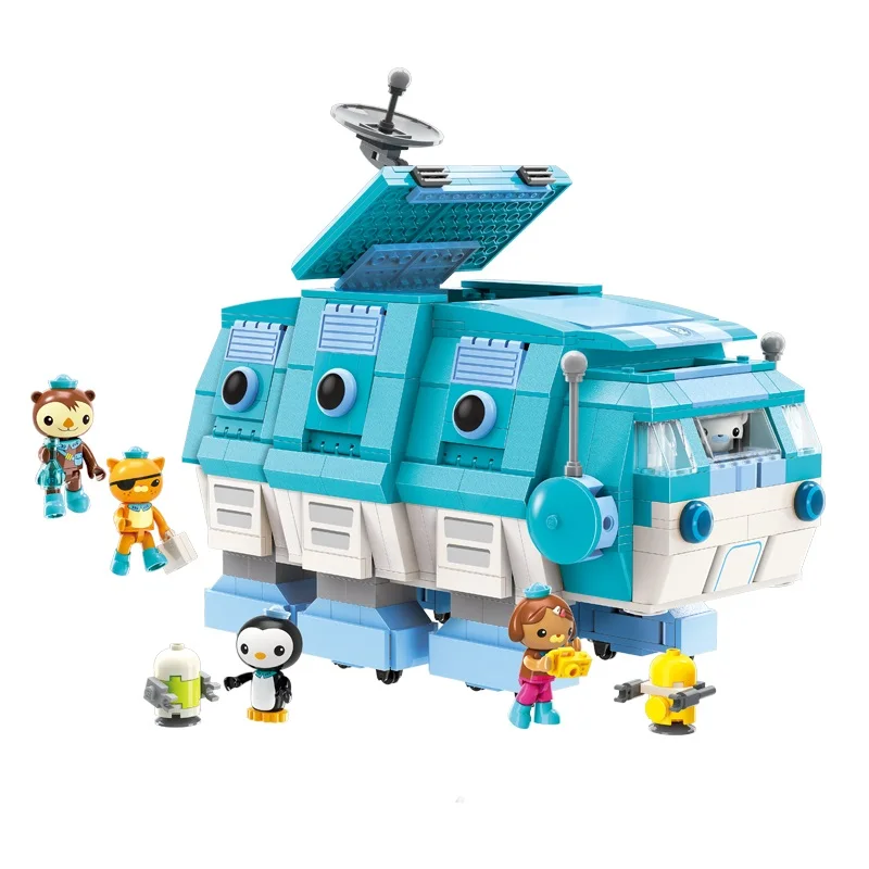 

The Octonauts Serise Water bear bug boat Bricks Building Blocks Toys for Children Kids Gifts Cartoons Animation Model 766Pcs
