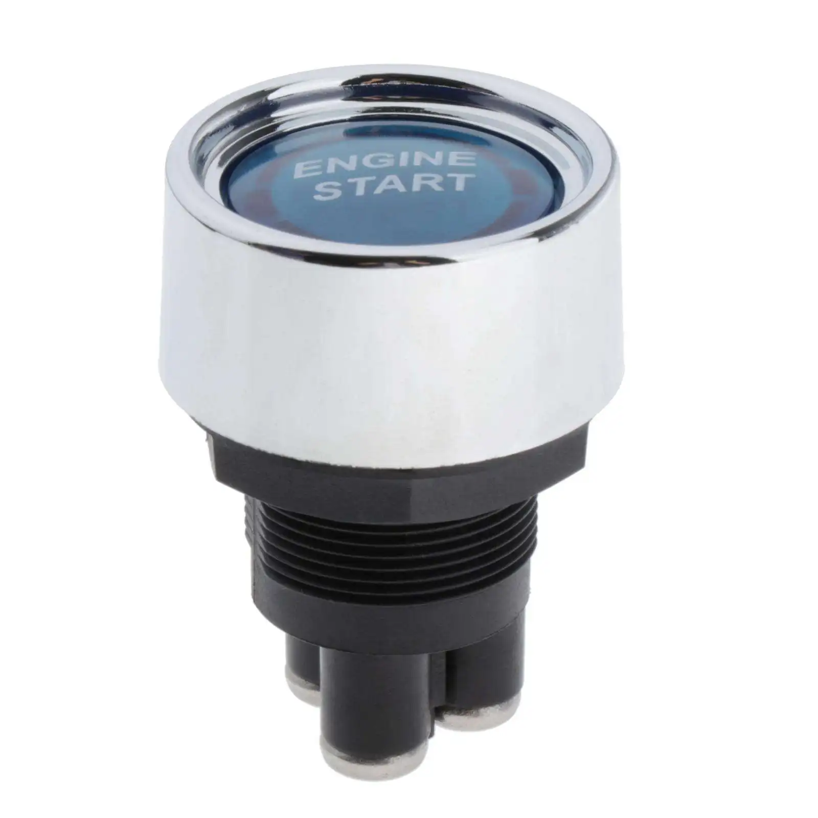 

1 шт. переключатель зажигания запуска двигателя один щелчок старт Замена подходит для 12В-24В автомобильных спортивных автомобилей