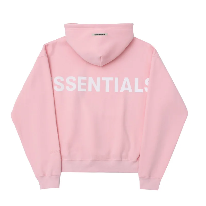 

High Street Reflective Letter Embroidery Hoodie Hooded Fashion Sweatshirts Men and Women Couples Jacket Japanese Streetwear