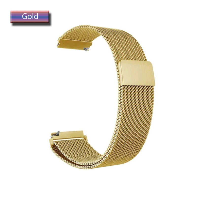 magnetic Gold Металлический Ремешок Для huawei watch gt 2 Ремешок Браслет для huawei honor магический ремешок из нержавеющей стали браслет часы GT ремень - Цвет: magnetic Gold