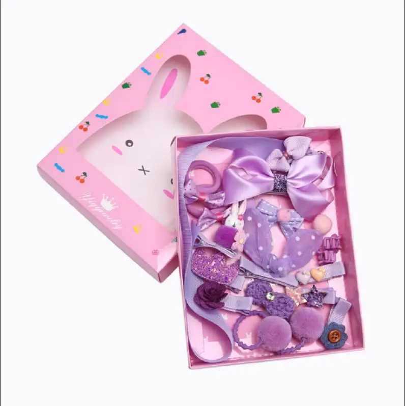 

18Pcs/set Hairpin Baby Girl Hair Clip Bow Flower Mini Barrettes Star Kids Infant Headwear