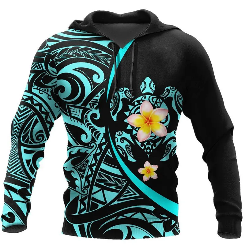 

Newest Amazing Polynesian Sea Turtle Tattoo & Hibiscus 3D Printed Unisex Zip Pullover Casual Harajuku Streetwear Sweatshirt