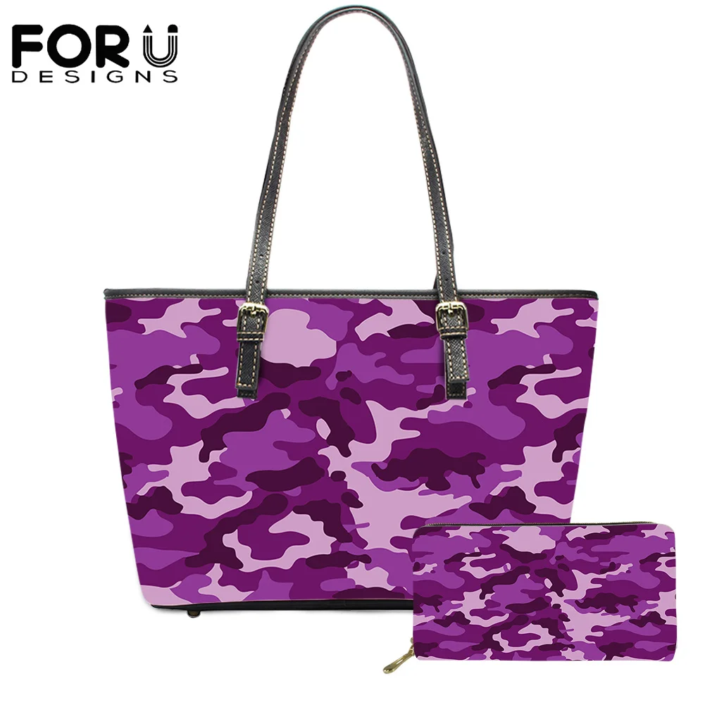 

FORUDESIGN 2 комплекта винтажных пляжных сумок, модный кошелек для женщин, классический дизайн, женские этнические сумки с верхней ручкой, кошель...