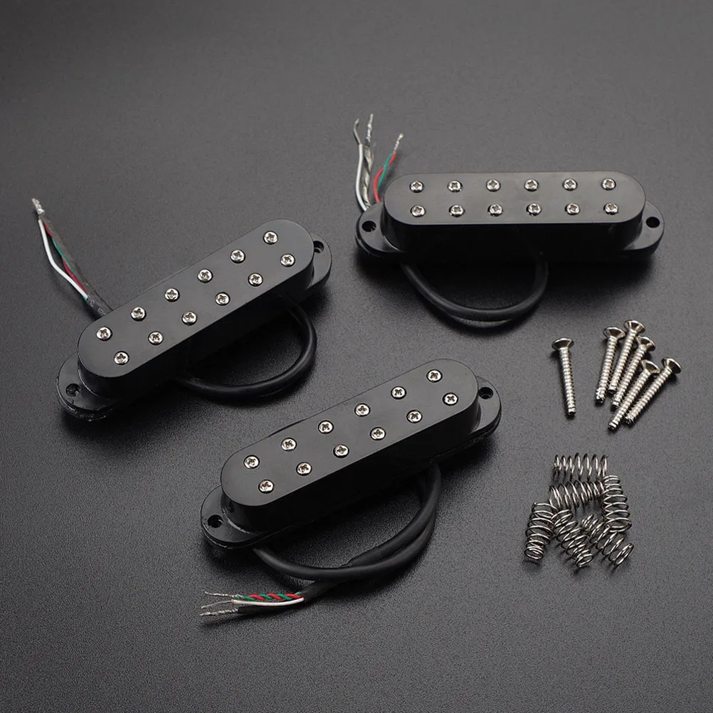 

1 Set/3pcs Guitar Parts Single Coil Pickup Set Electric Guitar Accessories