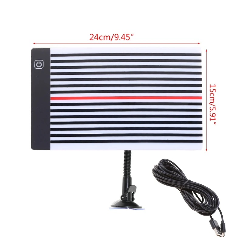

Paintless Dent Fix Tools Car LED Stripe Line Board Light Find Dent Reflector Den L41C