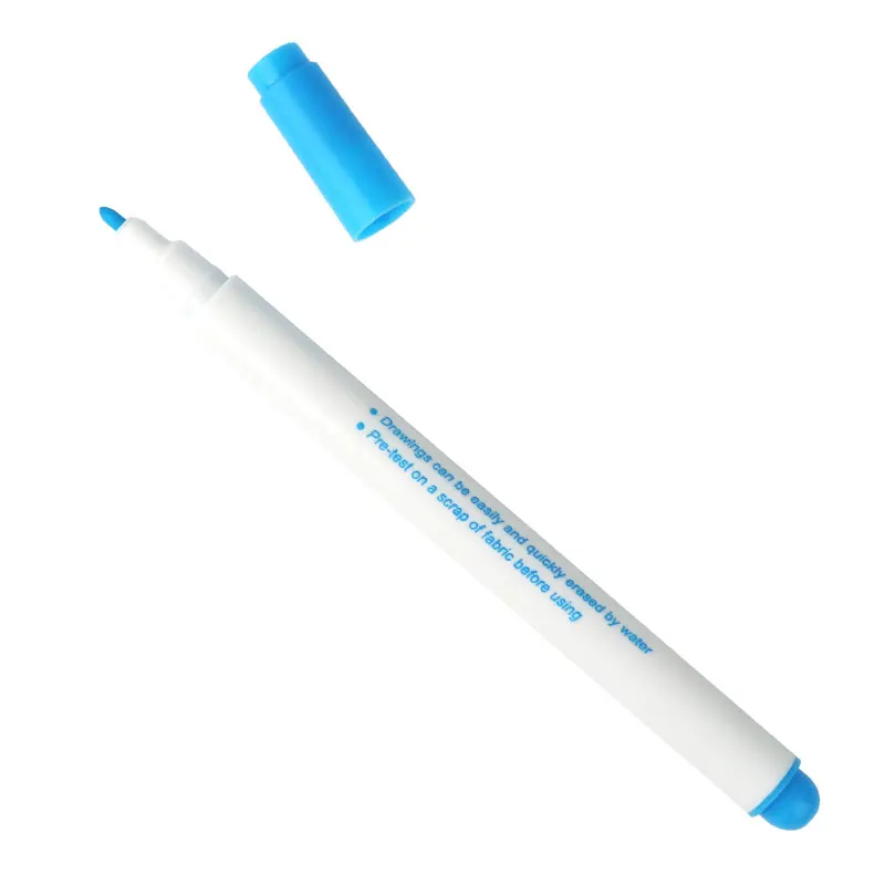 Ручка для мытья Водорастворимая толстая синяя ручка вышивки крестом стираемые