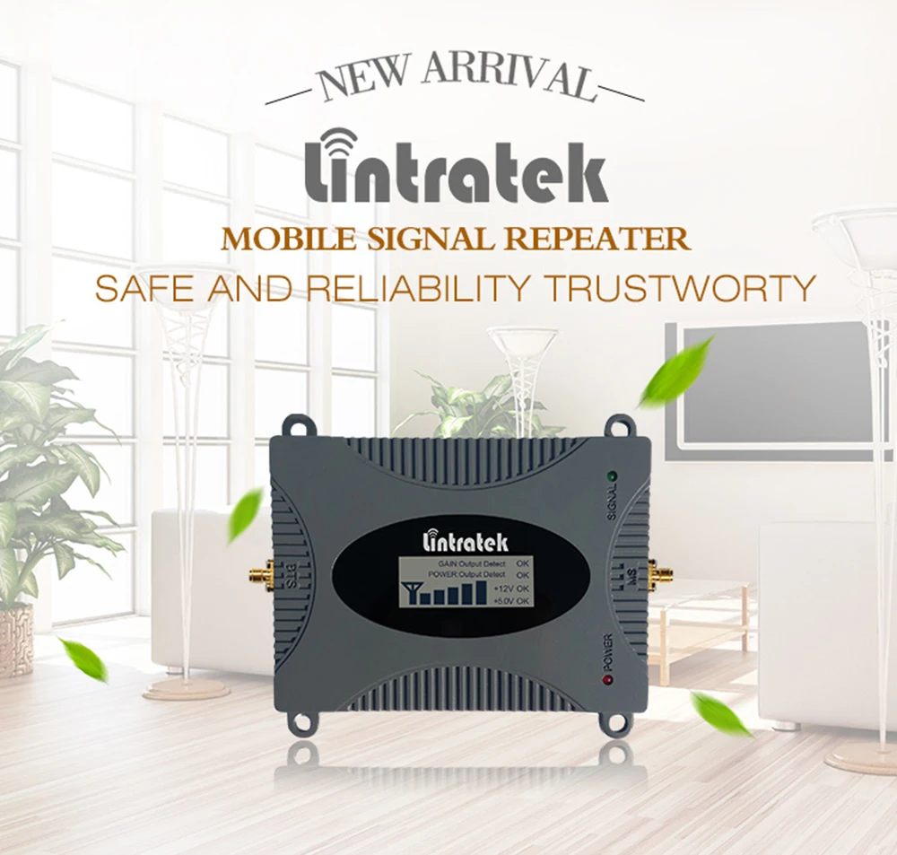 Усилитель сигнала Lintratek 4G LTE 1700/2100 МГц сотового телефона антенна повторитель для