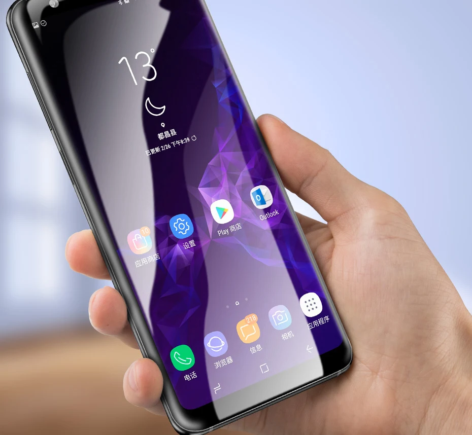 2 шт Гидрогелевая Защитная пленка для samsung Galaxy S10 S9 S8 Plus Защитная пленка для samsung Note 9 8 S7 S6 Edge не стекло