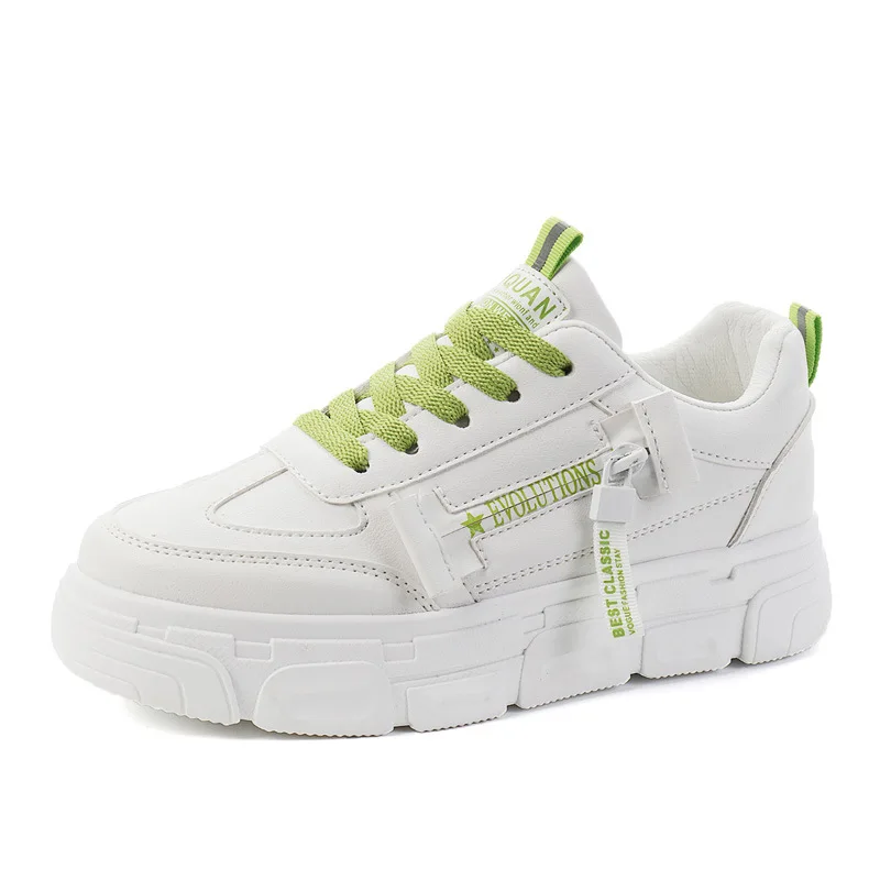 

Kleine Witte Schoenen Vrouwen Lente Nieuwe All-Wedstrijd Platte Zool Schoenen Casual Student Vrouwen Schoenen Sport
