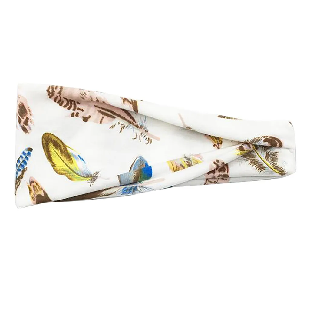 Унисекс широкая Спортивная Повязка для пота головная повязка бега йоги