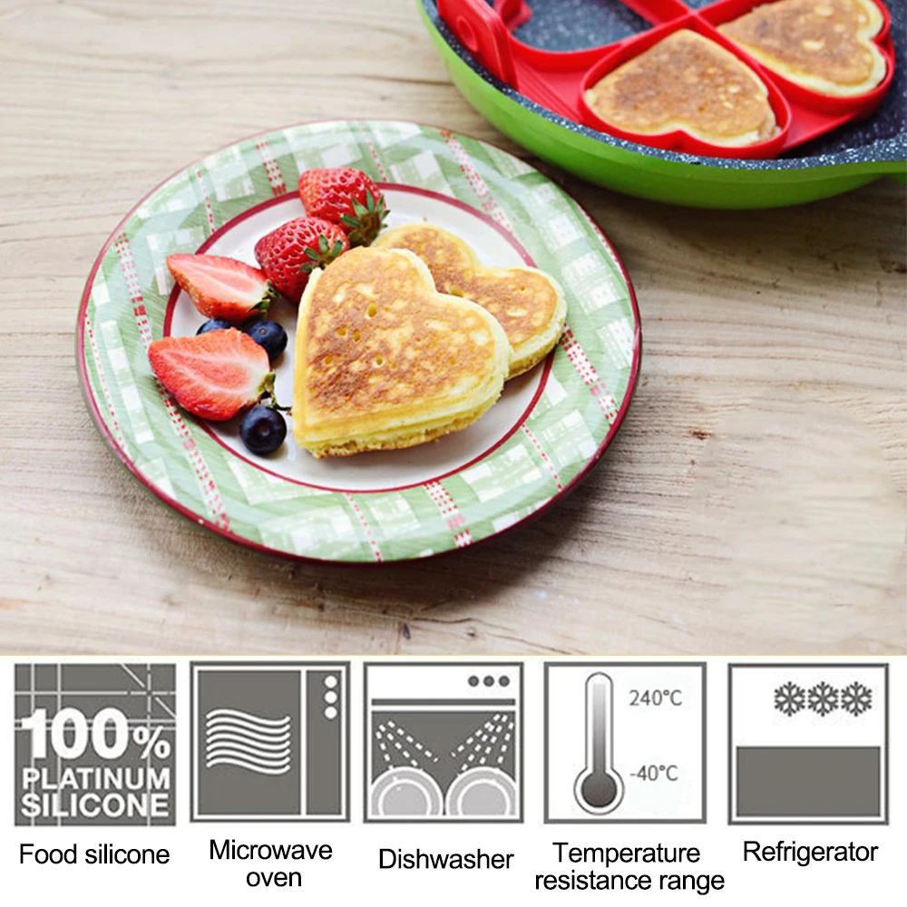 Силиконовая форма сделай сам для приготовления оладий жареных яиц антипригарное