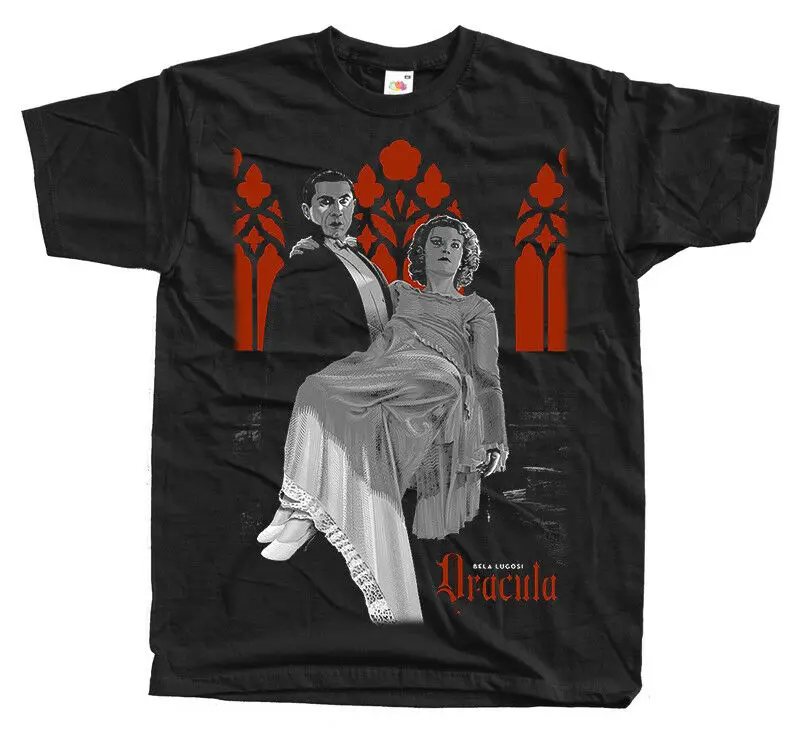Дракула Бела лугоси постер фильма 1931 футболка (черный темно-синий) все размеры