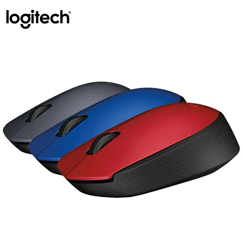 Logitech M170 2 4G Беспроводной Мышь 1000 Точек на дюйм Mano ресивер USB для портативных ПК
