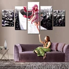 Домашняя декоративная Картина на холсте, настенное искусство, 5 шт., аниме Виная Корона, Постер Инори Юзуриха для современной гостиной, рамка, искусство