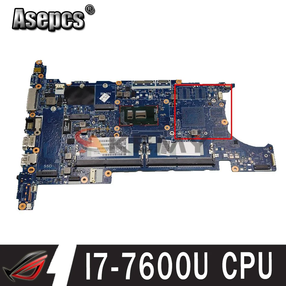 

For HP EliteBook 840 G5 Laptop Motherboard With I7-7600U CPU L43960-601 L43960-001 6050A2945601-MB-A01 100% Test
