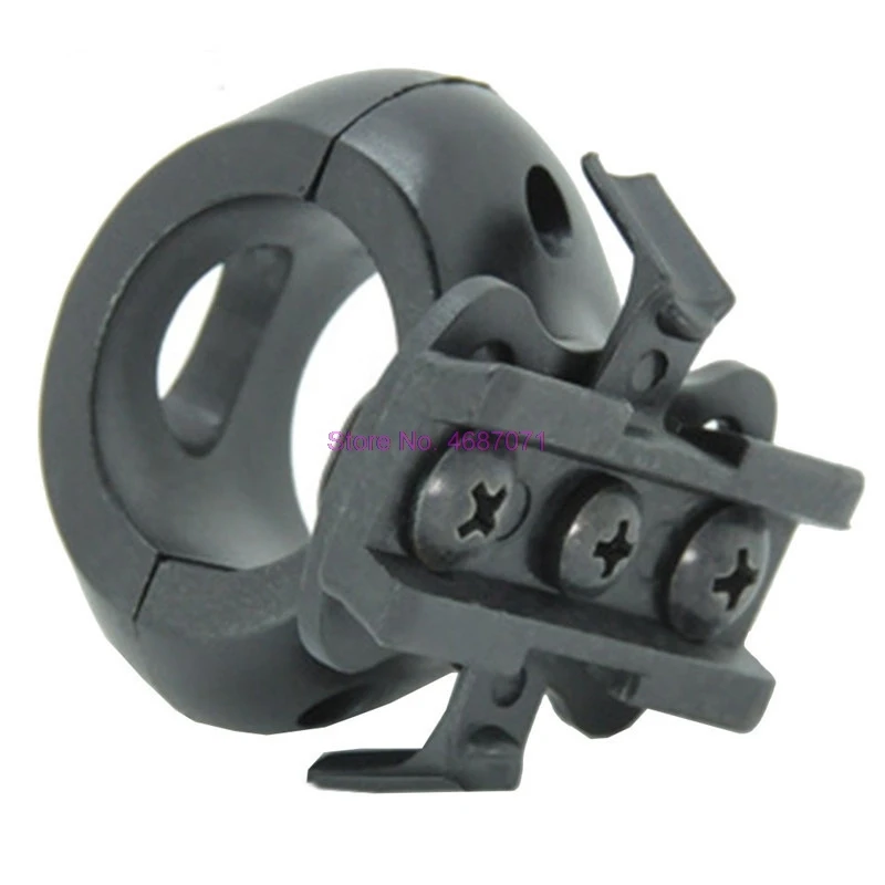 От DHL 100 шт. 21 мм строительный зажим для рельсов шлема одиночный адаптер-держатель