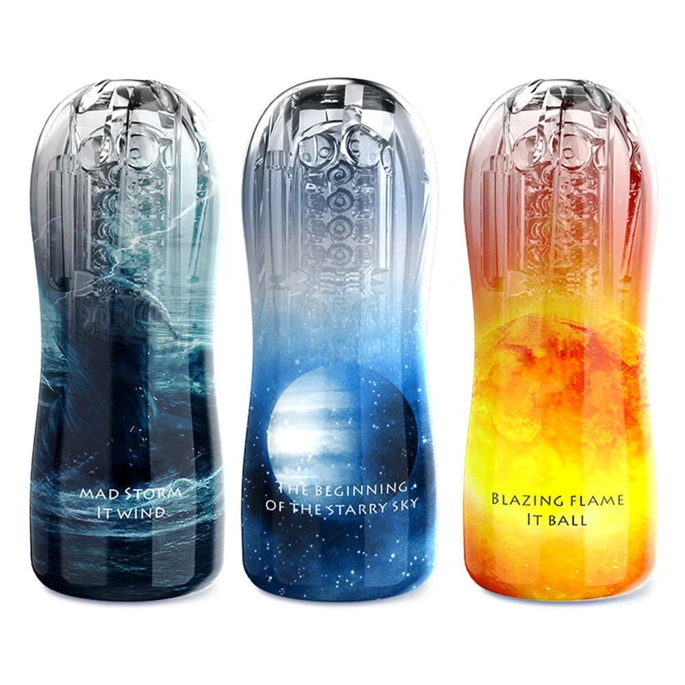 Силиконовые вагинальные анальный рот мастурбатор для мужской киски сосание