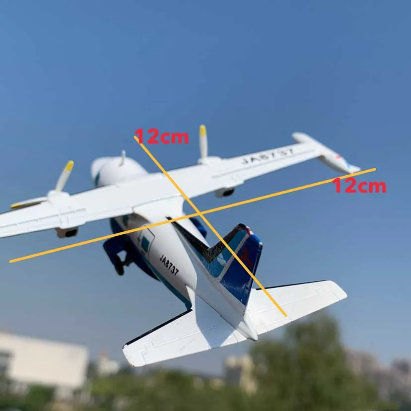 

Diecast Alloy 1:100 Scale Mitsubishi MU-2J Propeller Regional Aircraft Aviation AirPlane Model Toy Collectible Gift Souvenir