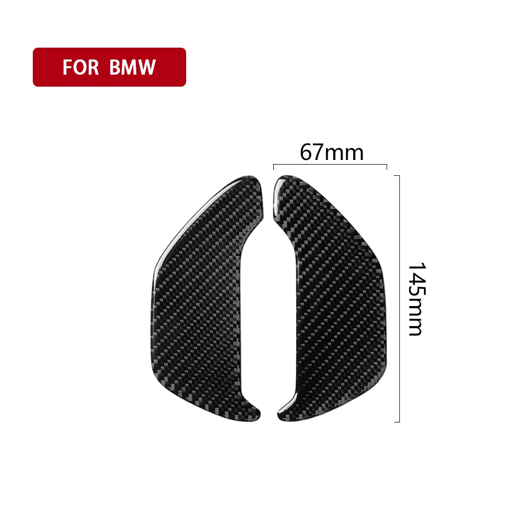 

Carbon fiber auto interior ashtray panel decoration, suitable For BMW 5 series G30 G38 stickers 1 piece/set