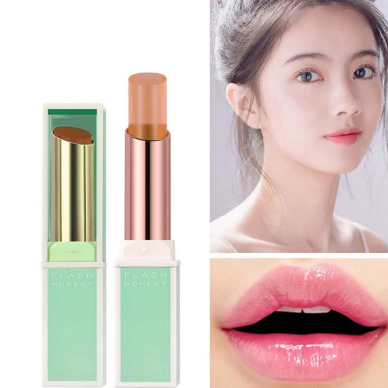 

Avocado Temperature Change Color Lip Balm Long-lasting Moisturizing Waterproof Color Changing Jelly Lipstick