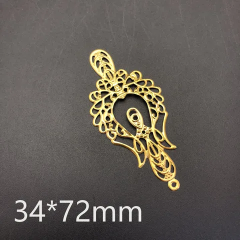 Металлические филигранные обертывания и соединители для бижутерии