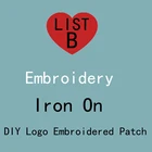 Наклейки для одежды, вышитые нашивки с помощью утюга для одежды, модные нашивки с логотипом, модные нашивки для одежды, аксессуары сделай сам