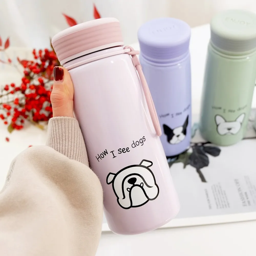 

400ML Double Stainless Steel Vacuum Flask Coffee Tea Milk Thermos Mug Travel Water Thermal Bottles Tumbler Thermo cup Thermofles