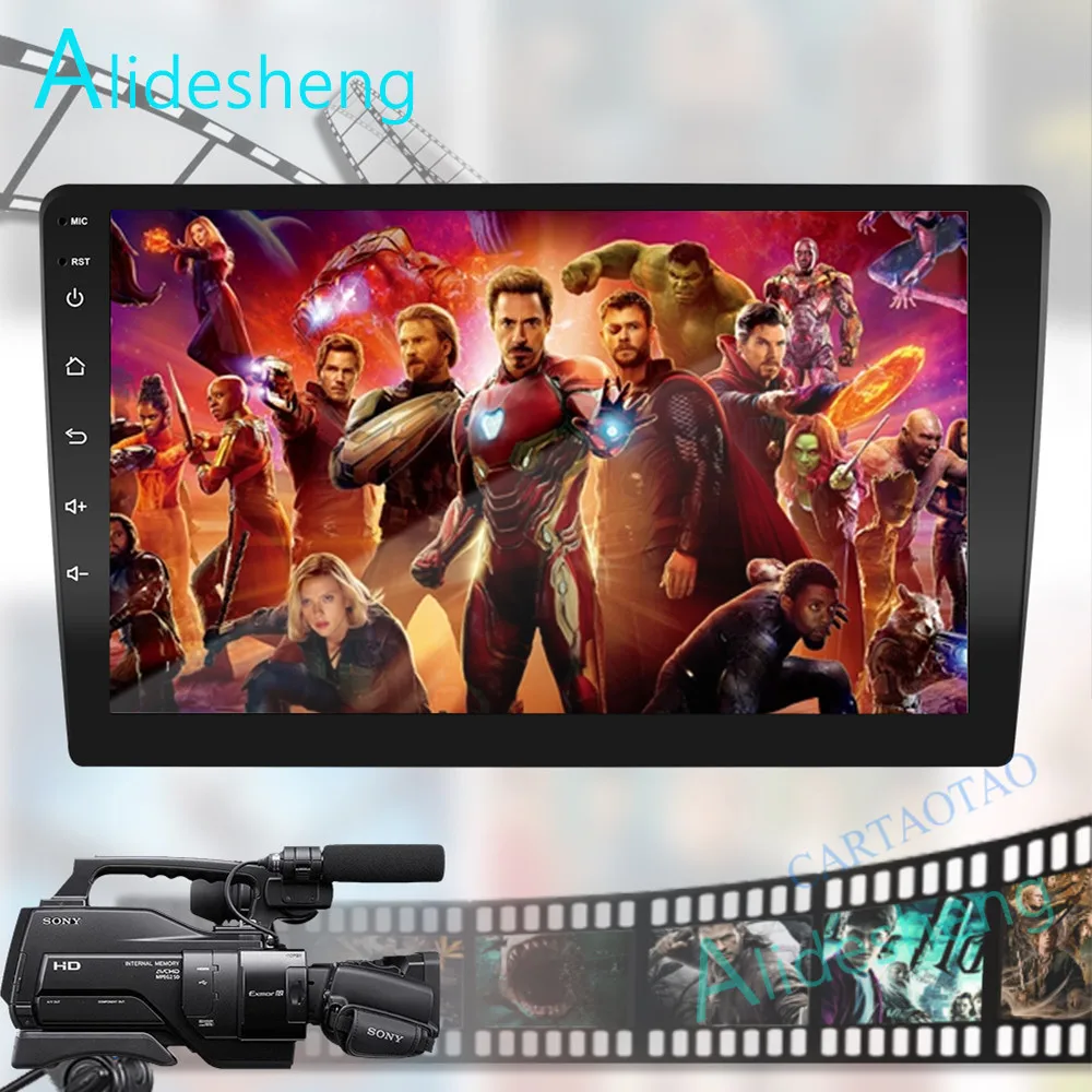 Автомагнитола 2DIN на android dvd 9 0 мультимедийные видеоплееры для Toyota Corolla E140/150 2007 2008
