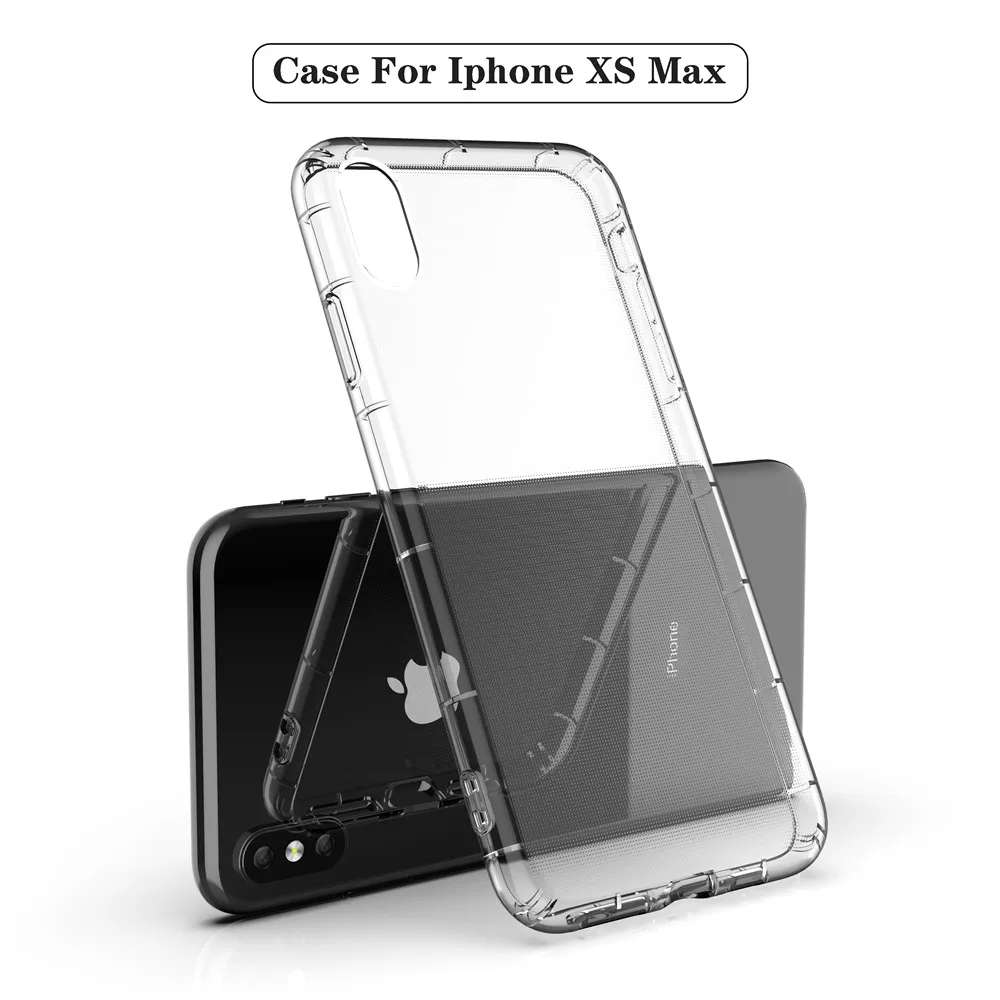 Мягкий чехол для телефона iPhone11 iPhone11Pro iPhone11ProMax прозрачная задняя крышка из ТПУ