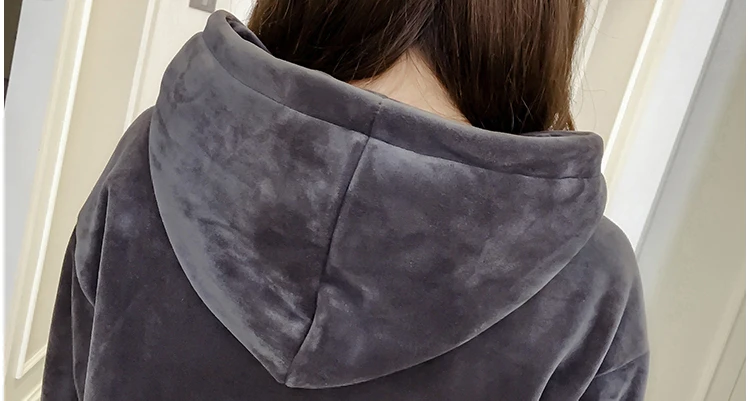 2019 осенний женский Бархатный спортивный костюм для отдыха комплект из двух