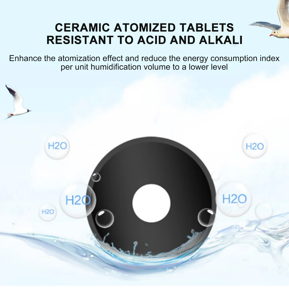 

Fashion Ultrasonic Humidifier Family Improve Drying High Capacity 7 Colored Lights 110-220V 3L Humidifiers Atmosphere Rendering