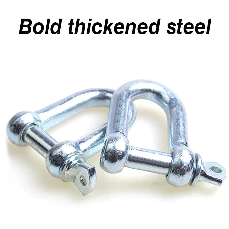Автомобильный буксировочный трос с прочной утолщенной сталью u крючки Скоба 5 м 8