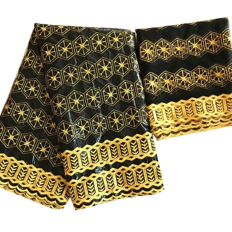 Bazin riche getzner высокое качество bazin brode getzner 5+ 2 ярдов Вышитые бассейна riche африканская ткань для платья