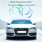HOHOFILM 45%-75% VLT 152 см x 80 см, с фотохромным эффектом пленка для автомобиля, для дома, для окон и стекла оттенок Зонт Смарт оптически управляемый автомобиль аксессуары