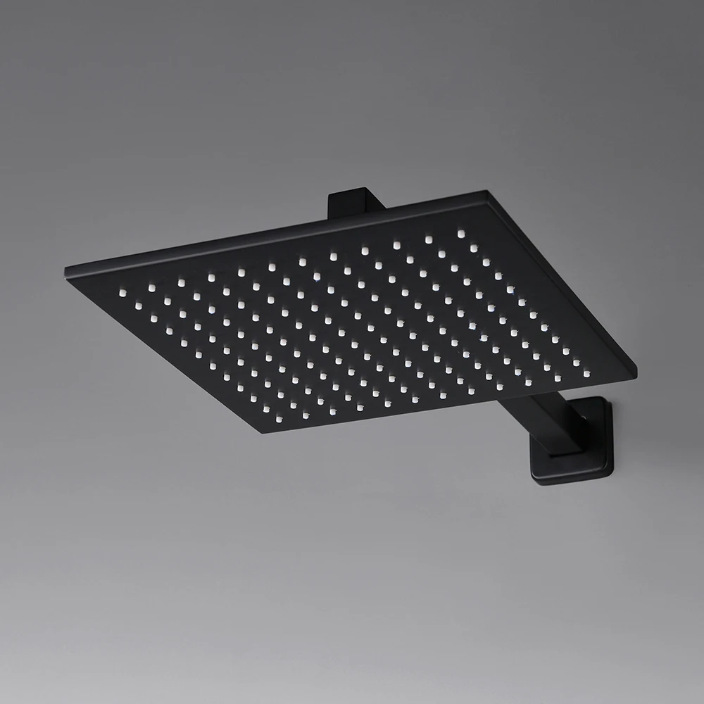 Smesiteli латунный матовый черный настенный 2 функциональный двойной переключатель