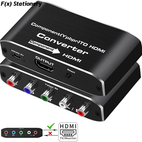 Ypbpr компонентного видео аудио конвертер hdmi - купить недорого |  AliExpress