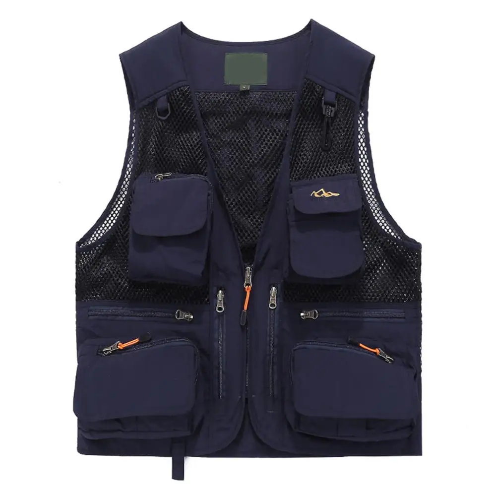 Жилет сетчатый Быстросохнущий мужской модный спортивный жилет с несколькими
