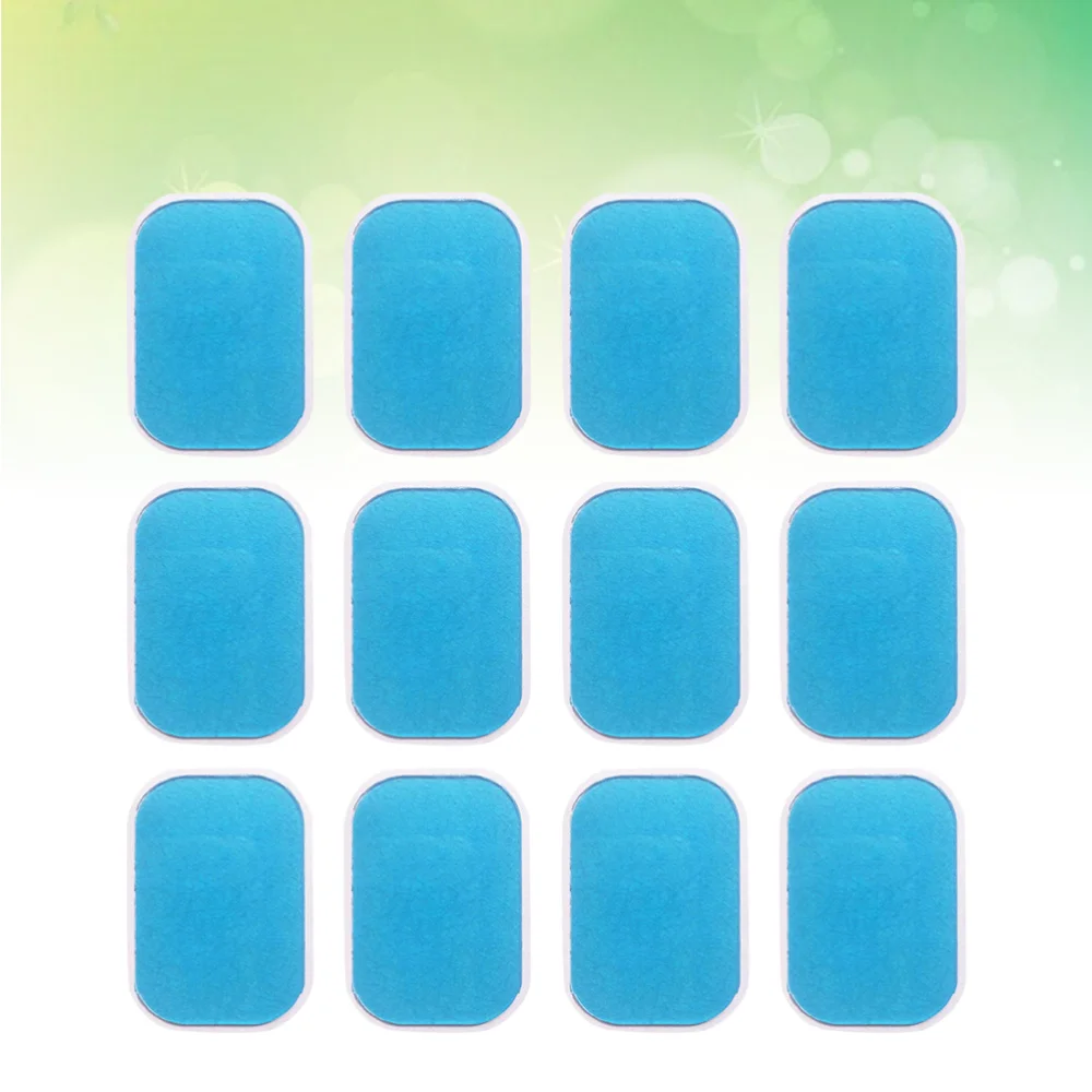 

12PCS Hydrogel Fitness Patch Fitness Sticker Glue Stimulating Abs Pads Body-building Apparatus Hydrogel Stickers