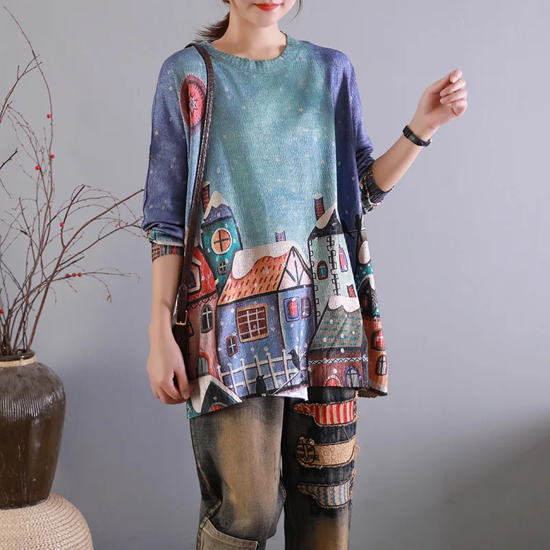 Модный женский вязаный свитер Max LuLu в Корейском стиле женские хлопковые свитера