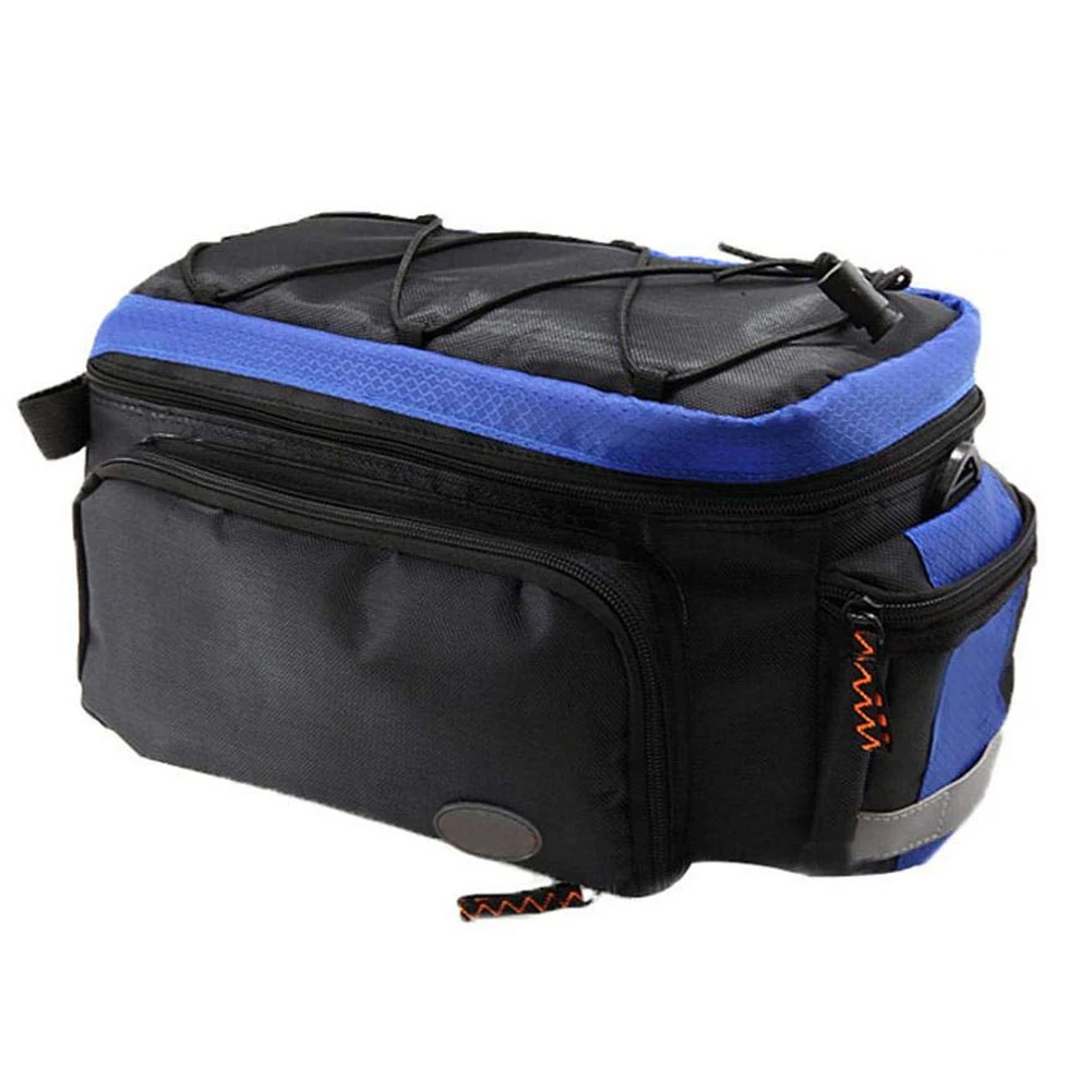 

With Strap Luggage Storage Rear Rack Large Capacity Waterproof Sports Pannier Bicycle Bike Trunk Bag Outdoor Cycling Camping