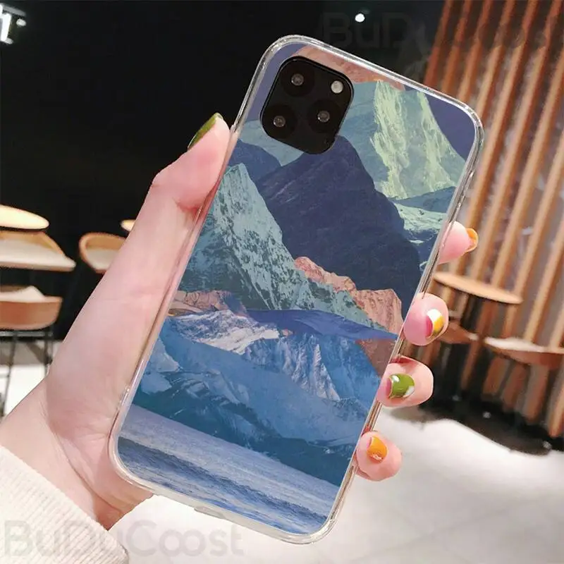 mountain peak forest phone case for iphone 8 7 6 6s plus x 5s se 2020 xr 11 pro xs max 12 12mini free global shipping