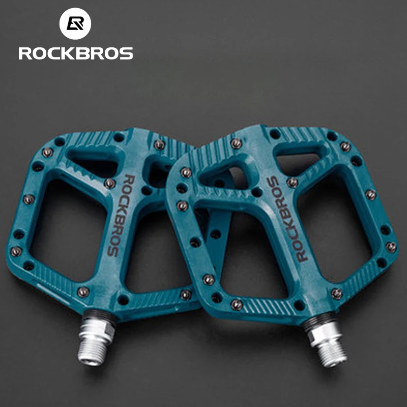 Велосипедные педали ROCKBROS нейлоновая Ультралегкая педаль на плоской платформе