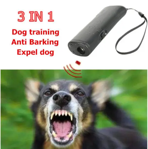 

Ультразвуковой Отпугиватель собак, СВЕТОДИОДНЫЙ Прибор для дрессировки, антилай, ультразвуковой инструмент для предотвращения лая